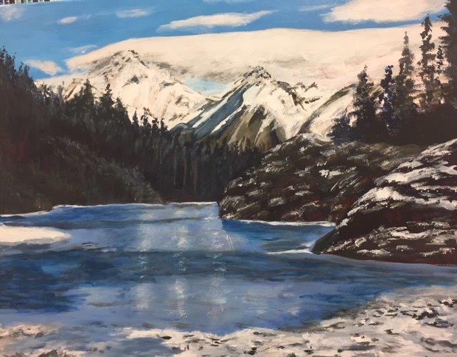 Winter on the Bow, Banff