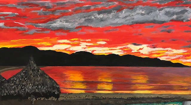 Brilliant Beach Sunset