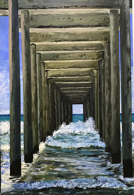 San Diego Pier Painting