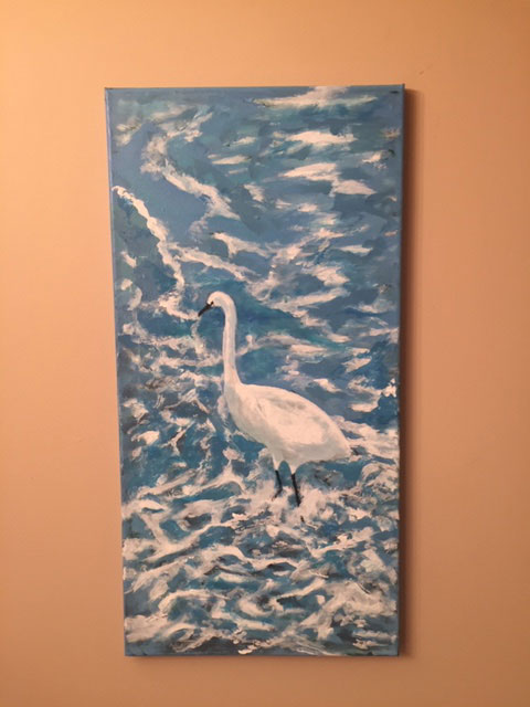 Egret on Beach